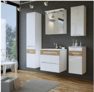 Zestaw mebli łazienkowych Galaxy White