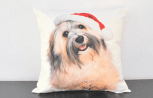 Świąteczna Poszewka Do Dekoracji 40x40 Pies