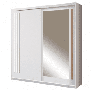 EFFECT - szafa przesuwna z lutrem i lamelami - SOSNA ANDERSEN, Fadome