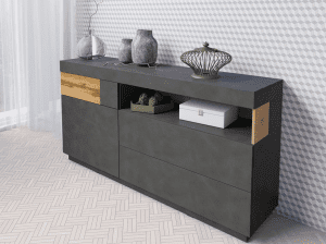 KOMODA  SILKE 47 - Matera/dąb wotan