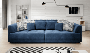 TIGA BIGSOFA sofa z elektrycznie wysuwanym siedziskiem 302 cm