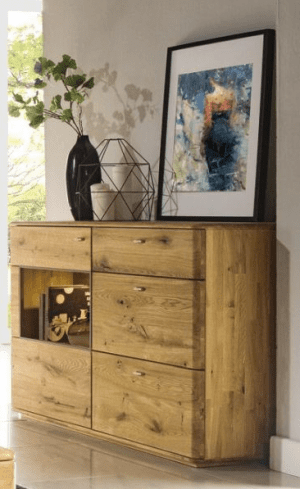 DENVER KOMODA DĘBOWA  44 Dekort