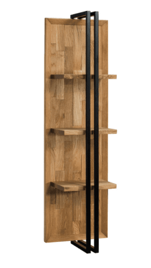 VIGO-41 ekskluzywny panel dębowy z półkami i podświetleniem 40 cm Dekort