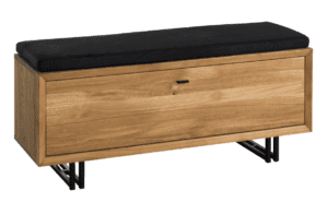 VIGO-61 dębowa szafka na buty w stylu LOFT z klapą 125 cm Dekort