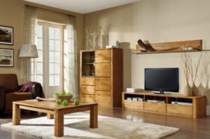 ORLANDO ekskluzywny zestaw mebli dębowych do salonu Dekort
