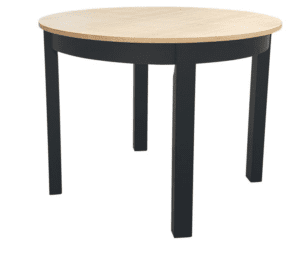 STÓŁ OKRĄGŁY  ROZKŁADANY KUGA OKLEINA DĘBOWA