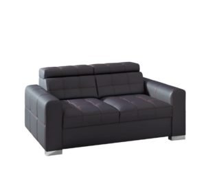 IRYS komfortowa sofa trzyosobowa z ruchomymi zagłówkami, kontrastowe przeszycia 194 cm