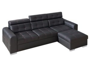 IRYS narożnik modułowy z funkcją spania, pojemnikiem i regulowanymi zagłówkami 270 x 167 cm