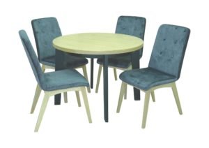 NORD - dębowy stół okrągły 110 cm