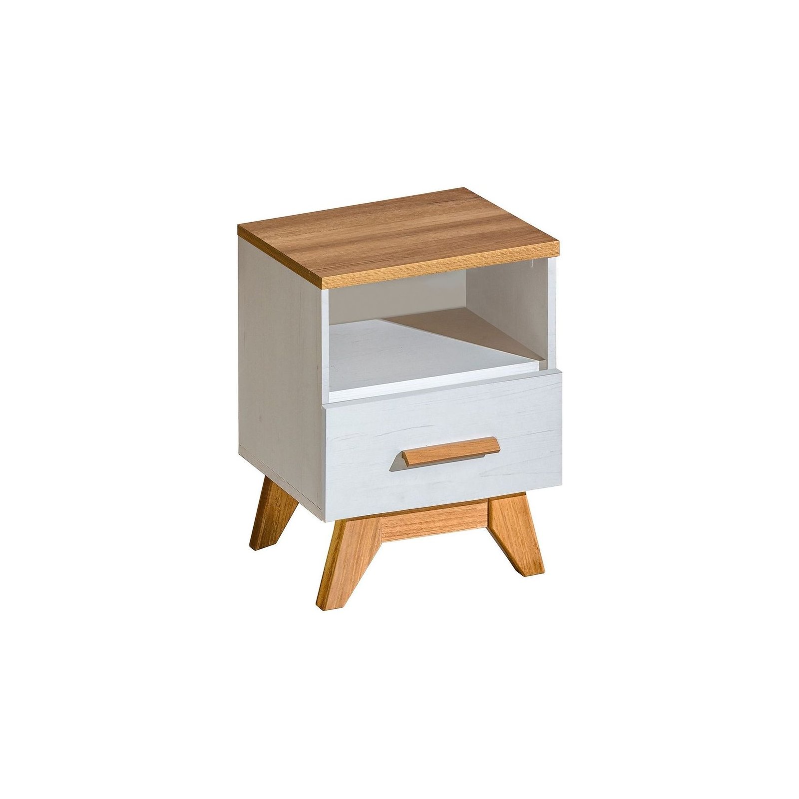 SVEN 15 szafka nocna z szufladą w stylu skandynawskim