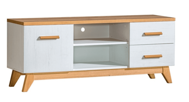 SVEN 05 komoda szafka RTV skandynawska na nóżkach