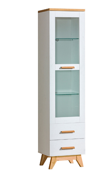 SVEN 04 wąska witryna w stylu skandynawskim DOLMAR