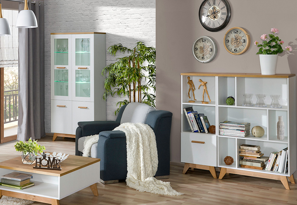 SVEN zestaw mebli do salonu w stylu skandynawskim