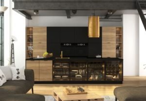 ITALIA nowoczesny zestaw mebli kuchennych na wymiar - PROJEKT