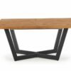 MASSIVE duży stół rozkładany 10 osobowy w stylu LOFT 160-250 (340) cm