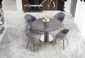 STÓŁ OKRĄGŁY ROZKŁADANY RICARDO 120-160