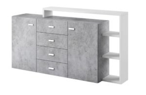 Komoda BOTA 27 biały-beton colorado