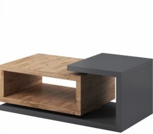 Stolik BOTA 97 antracyt - dąb ribbec