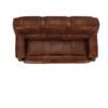 PARMA 3 - skórzana sofa trzyosobowa do stylowego salonu z ozdobnymi, drewnianymi bokami PARMA 3 - skórzana sofa trzyosobowa do stylowego salonu z ozdobnymi, drewnianymi bokami