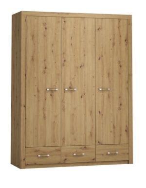 Szafa trzydrzwiowa z szufladami o szerokości od 156 cm MEGAN–S156