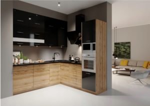 VELLA 01 nowoczesny zestaw mebli kuchennych z możliwością rozbudowy