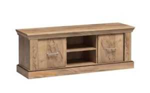 ANTICA-4 stylowa szafka RTV dwudrzwiowa 140 cm Kraft Złoty