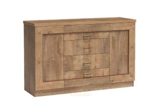 TADEUSZ-06 stylowa komoda z szufladami 120 cm