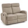 OSLO - sofa 2-osobowa z funkcją relaks - beż 130 cm