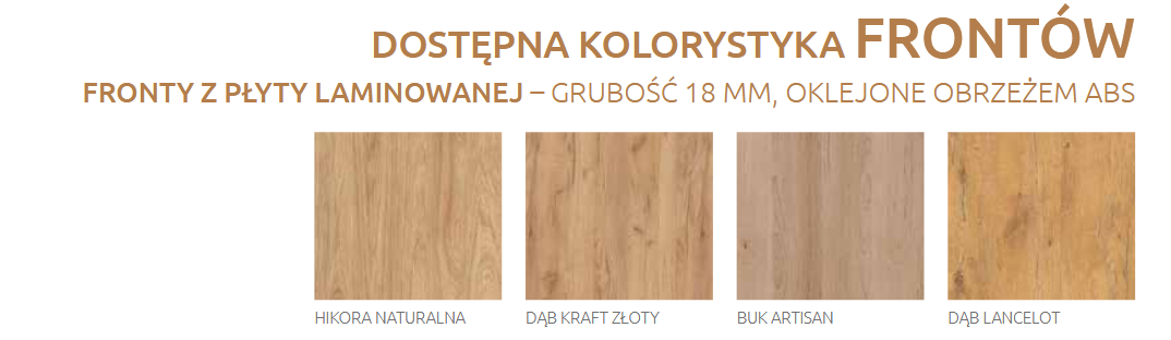 Briks kolorystyka fronów