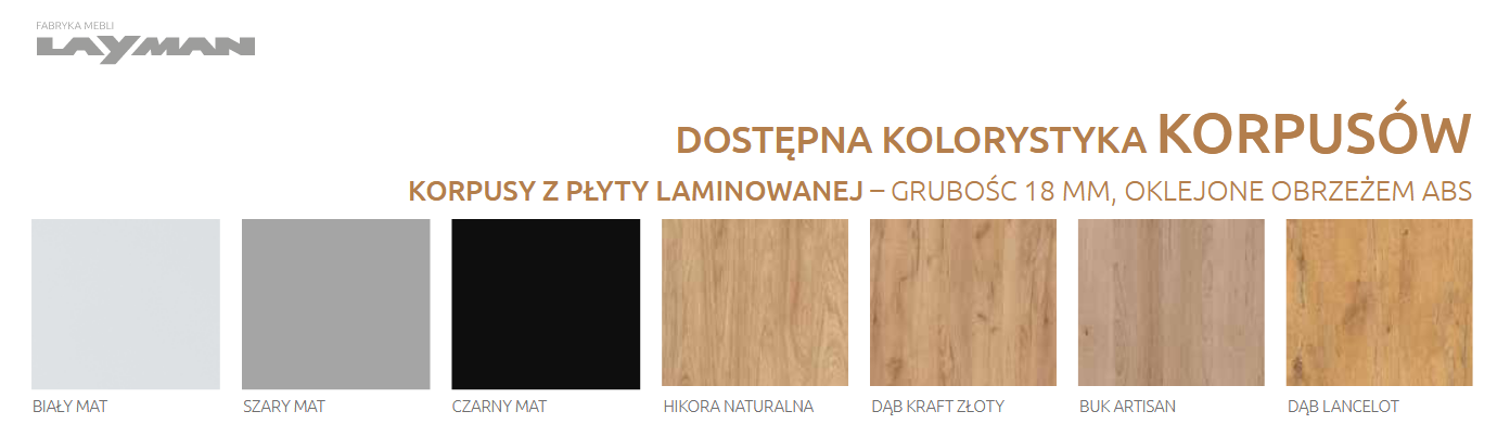 Briks kolorystyka korpusów