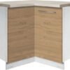 CRE-16D dab szafka kuchenna narożna 90x90