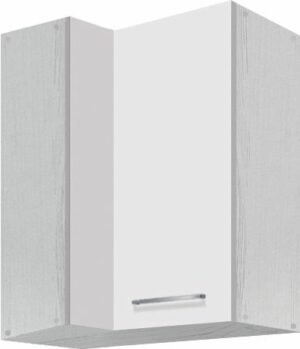 CREATIVA 45G Biały połysk - szafka kuchenna narożna 70x40 prawa - wersja LUX