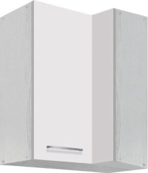 CREATIVA 44G Biały połysk - szafka kuchenna narożna 70x40 lewa - wersja LUX