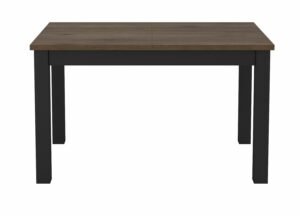 OLIN 92 stół rozkładany w kolorze okapi - czarny super mat 135-175 cm