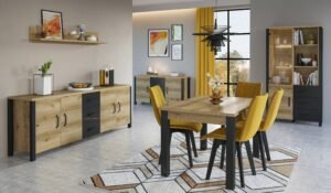 OLIN zestaw mebli do jadalni w kolorze grand naturalny