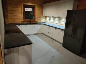 Kuchnia biały lakier półmat -  Pniewy