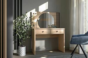 CALI- toaletka z lustrem i szufladami w kolorze Artisan 100 cm