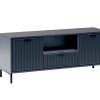 LUXURY - dwudrzwiowa komoda, stolik RTV z szufladą na nóżkach INDIGO