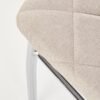 K309- krzesło tapicerowane tkanina beż v3