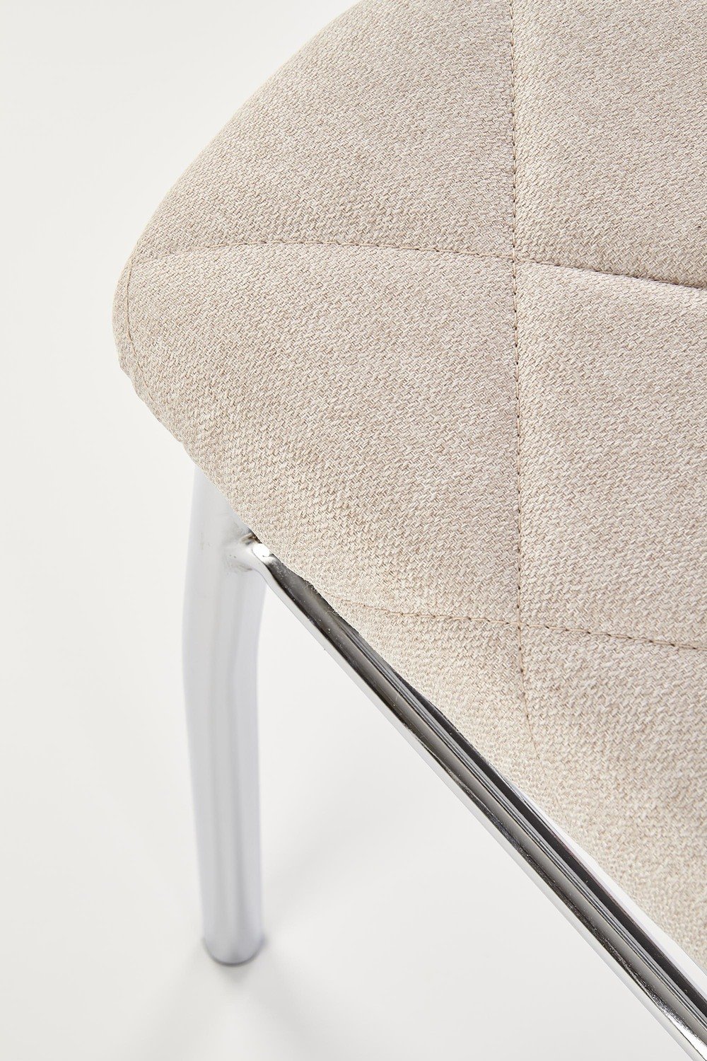 K309- krzesło tapicerowane tkanina beż v3