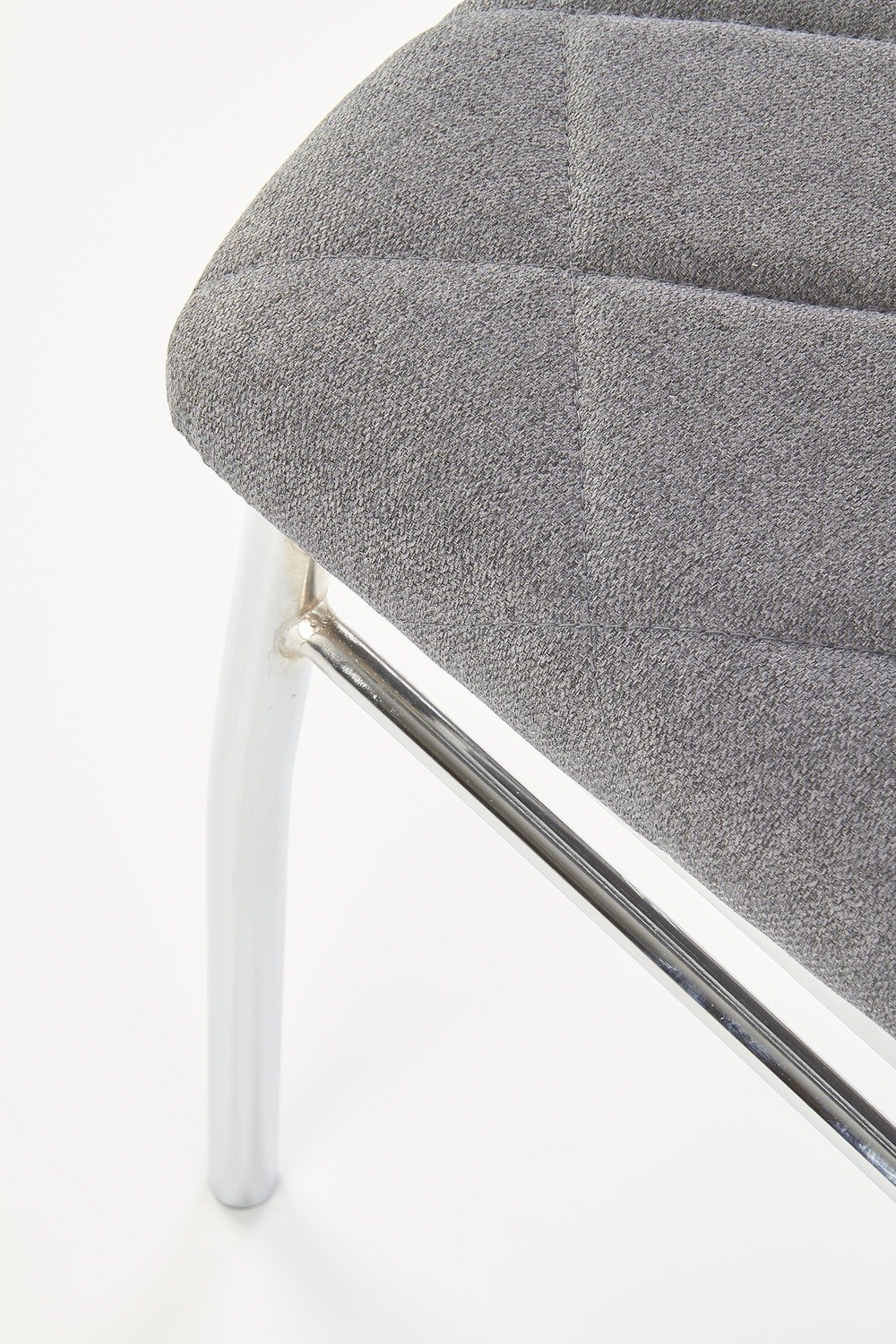 K309- krzesło tapicerowane tkanina jasny popiel v3