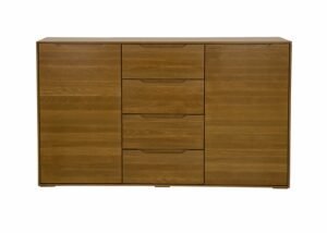 MODERN KD422 - komoda bukowa z szufladami 150 cm