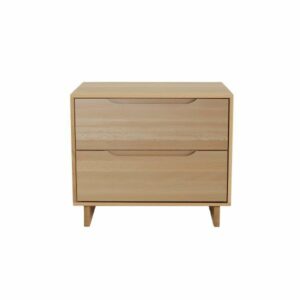 MODERN SN420 - szafka nocna bukowa z szufladami 48 cm