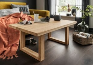 SOLID - ekskluzywny stolik kawowy dębowy 110 x 70 cm