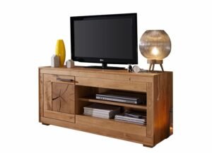 WILD OAK - dębowa komoda RTV 130 cm