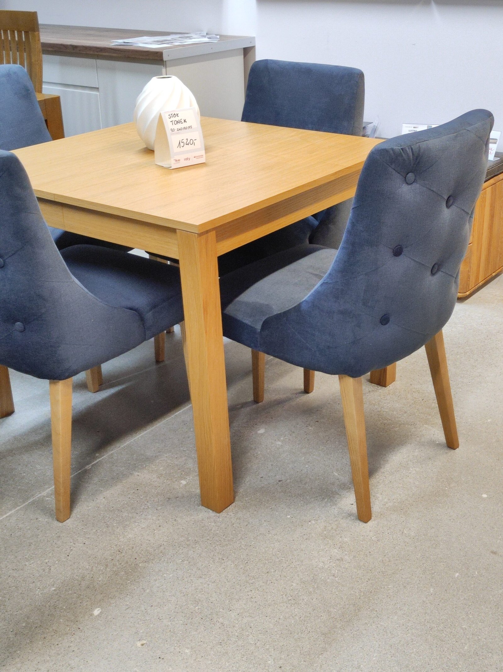 stół 90x90 rozkładany asseri meble