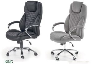 KING - fotel gabinetowy, biurowy obrotowy z funkcją TILT,