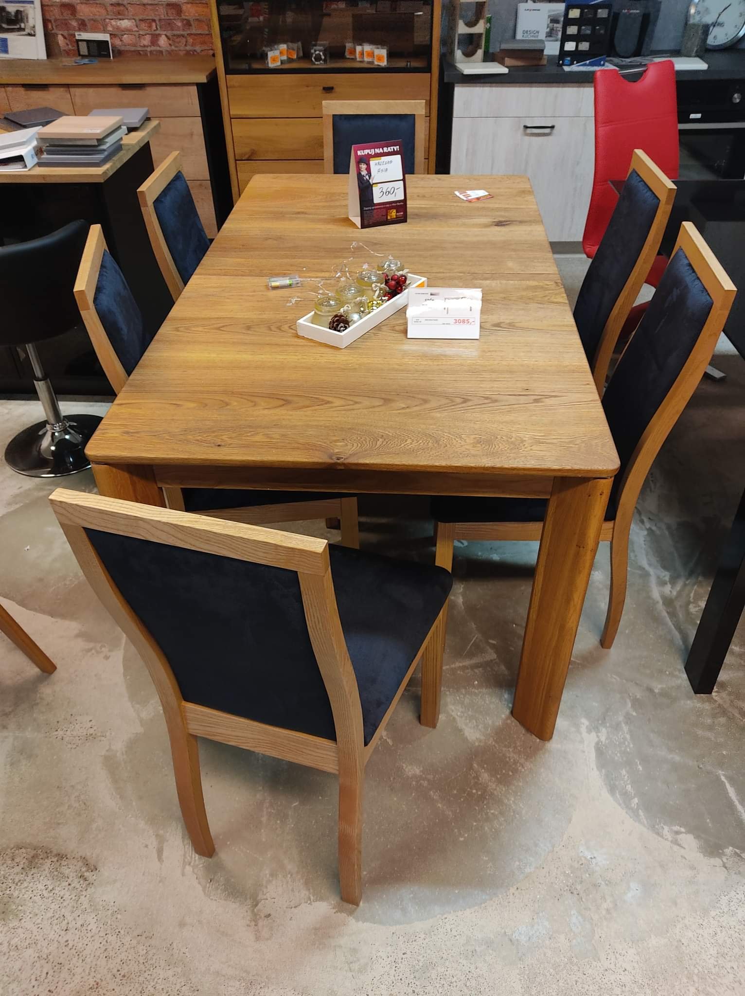 stół denver krzesło asia asseri meble