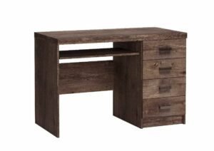 INDIANA-16 biurko młodzieżowe z szufladami 120 cm Jesion Ciemny