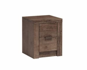 INDIANA-24 stolik, szafka nocna zamykana 45 cm Jesion Ciemny